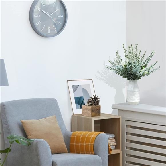 50pcs Artificial Eucalyptus Stems Fake Leaves Stems Real Touch Leaf Branches - Picture 3 of 8